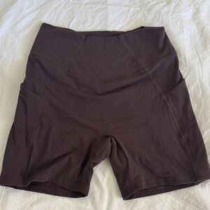 BuffBunny Dark Brown Bike Shorts